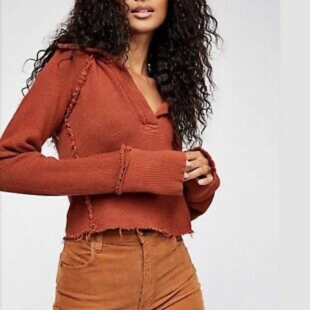 Free People distressed crop - Picture 4 of 4